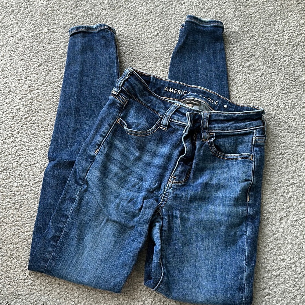 00 regular American eagle next level stretch hi-rise jegging